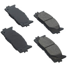 BOSCH BE1293H bl keramiska skivbromsbelggset med hrdvara - kompatibel med utvalda Lexus ES300h ES350; Toyota Avalon Camry; FRMRE