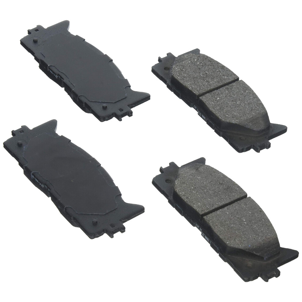 Bosch Be1293h Ceramic Disc Brake Pad Set With Hardware - Compatible With Select Lexus Es300h Es350; Toyota Avalon Camry; Front Blue