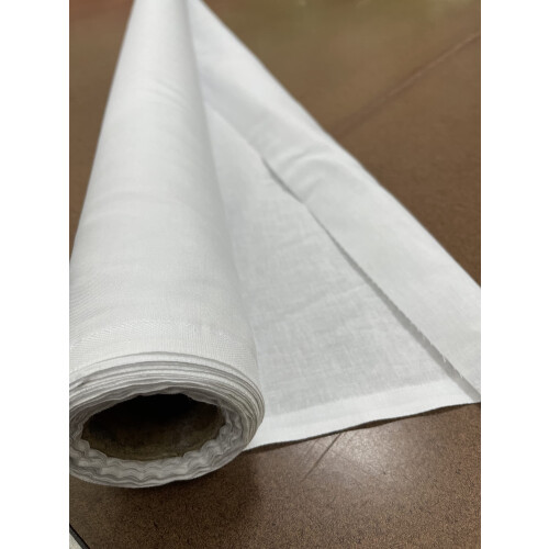 Sedona Designz Muslin de Algodão Branco Desbotado 100% - Tecido de 60 Polegadas por Metro (5 Jardas)