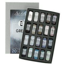 Jack Richeson 422977 Handgerolde Zachte Pastels (20 Stuks), Grijs