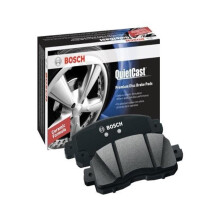 BOSCH BC1548 QuietCast Pastilhas de Freio Cerâmicas Premium - Compatível com Chevrolet City Express; Nissan Frontier, Leaf, NV200; DIANTEIRO