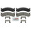 Bosch BOSCH BSD784 Conjunto de Pastilhas de Travão Severas - Compatível com Cadillac, Chevrolet, GMC 1