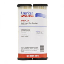 American Plumber W20CLA Sedimentfilterpatron fr hela huset 20 mikron brunnspump bevattning (10)