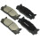 BOSCH BC1222 QuietCast Pastilhas de Travão Cerâmicas Premium - Compatível com Toyota Camry; DA FRONTAL 1