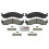 Bosch Conjunto de Pastilhas de Travão BOSCH BSD655 Severe Duty - Compatível com Dodge Ram 2500 Van, Ram 3500 Van; Ford E-250, E-350, E-450 1
