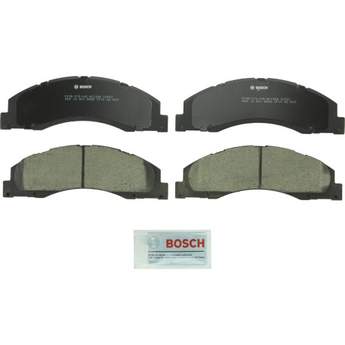 BOSCH BC1328 QuietCast Pastilhas de Travão Cerâmicas Premium - Compatível com Ford E-150, E-250, E-350, E-450; FRENTE