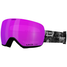 Lunettes Giro Lusi - Monture Data Mosh N/B pour femme, verres rose vif/infrarouge vif