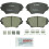 BOSCH BC862 QuietCast Premium Ceramic Disc Brake Pad Set - Compatible with Select Toyota RAV4; FRONT 1