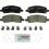 BOSCH BC1647 QuietCast Pastilhas de Travão Cerâmicas Premium - Compatível com Dodge Dart; TRASEIRAS 1