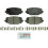 BOSCH BC1596 QuietCast Pastilhas de Travão Cerâmicas Premium - Compatível com Chrysler, Dodge, Ram 1