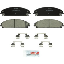BOSCH BC1058 QuietCast Premium Ceramic skivbromsbelggssats - Kompatibel med Select Chrysler 200 300; Dodge Caliber Challenger Charger Magnum; FR