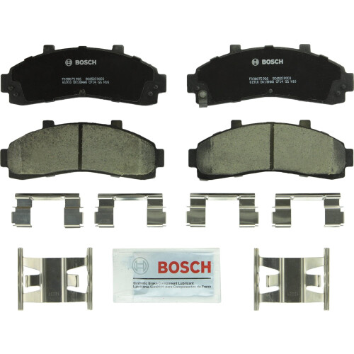 BOSCH BC652 QuietCast Pastilhas de Travão Cerâmicas - Compatível com Ford Explorer, Ranger; Mazda B2300, B2500, B3000, B4000