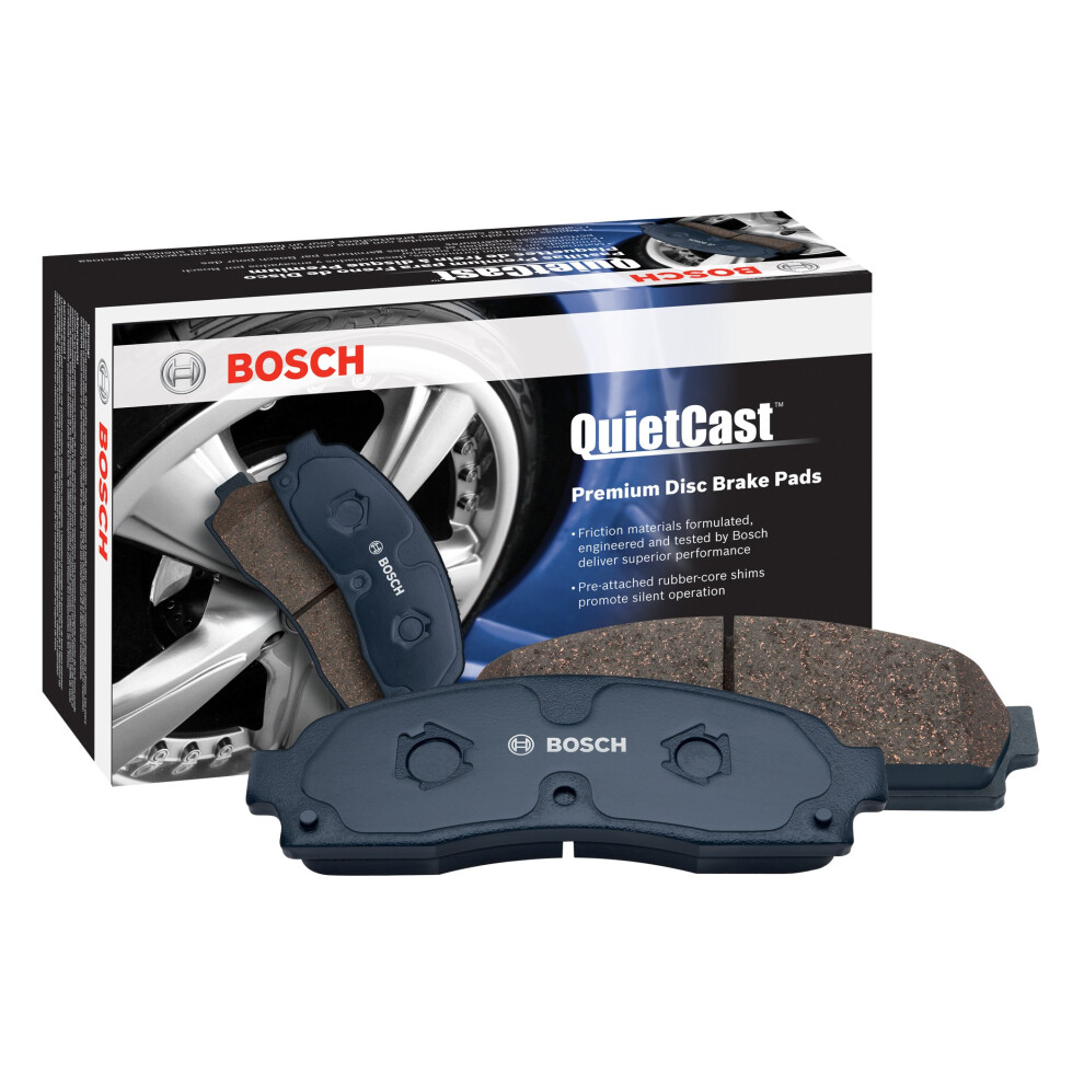 Bosch Bc1282 Quietcast Premium Ceramic Disc Brake Pad Set - Compatible With Select Lexus Ls460 Ls500 Ls500h Ls600h; Front 077212103386