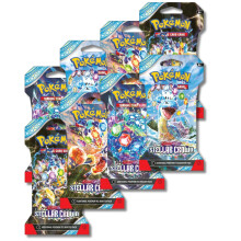 Pokemon TCG Scarlet & Violet Stellar Crown - 8 paquetes de refuerzo (80 cartas)