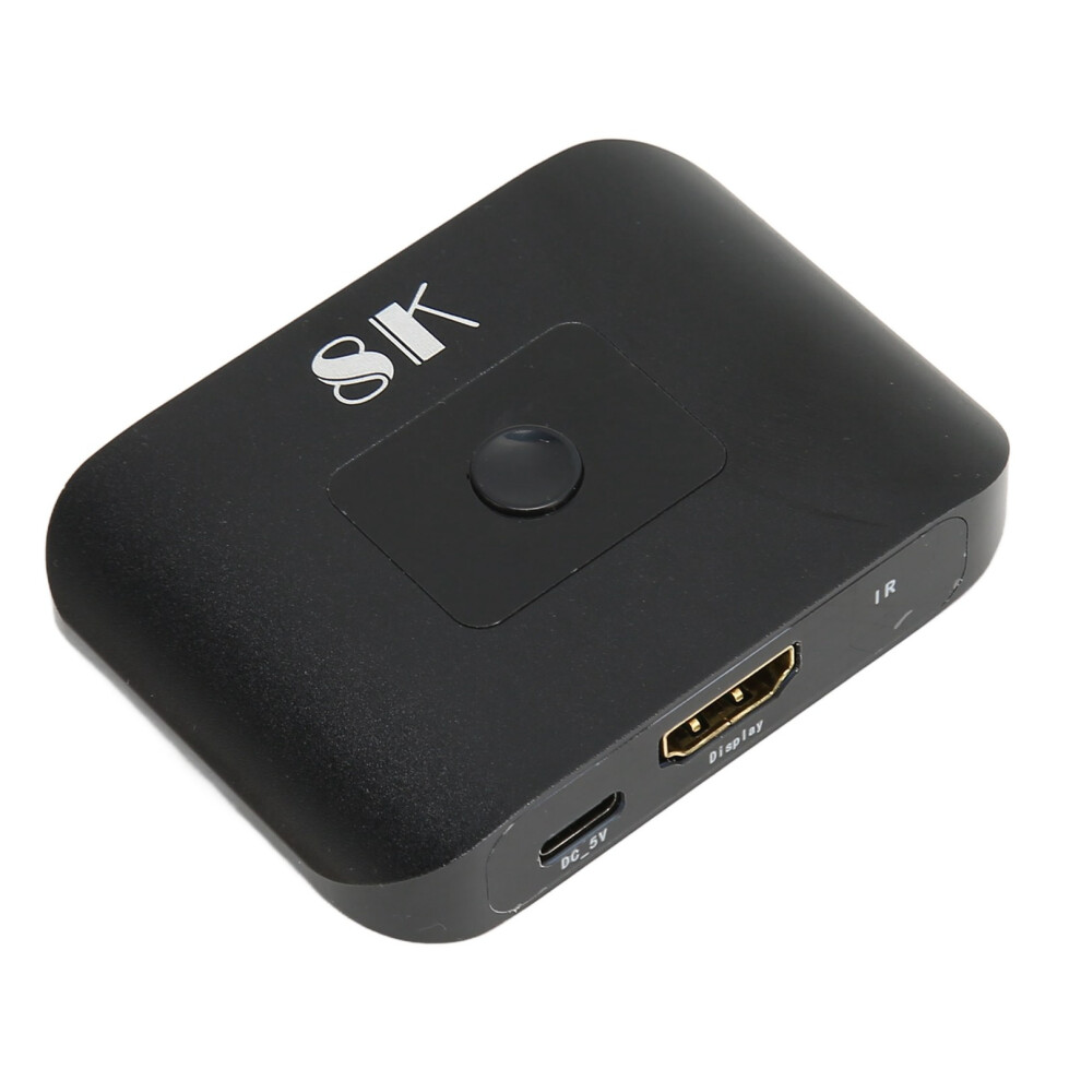 2X1 8K60hz Hdmi Switcher Aluminum Remote 2In 1Out Splitter 5071354328169