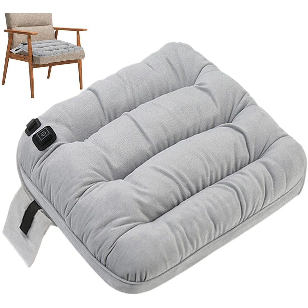 Heating Cushion Usb Heated Cushion Office And Travel Car Seat Driver And Passenger 3-Speed Temperature Adjustment Grey 9084446583816