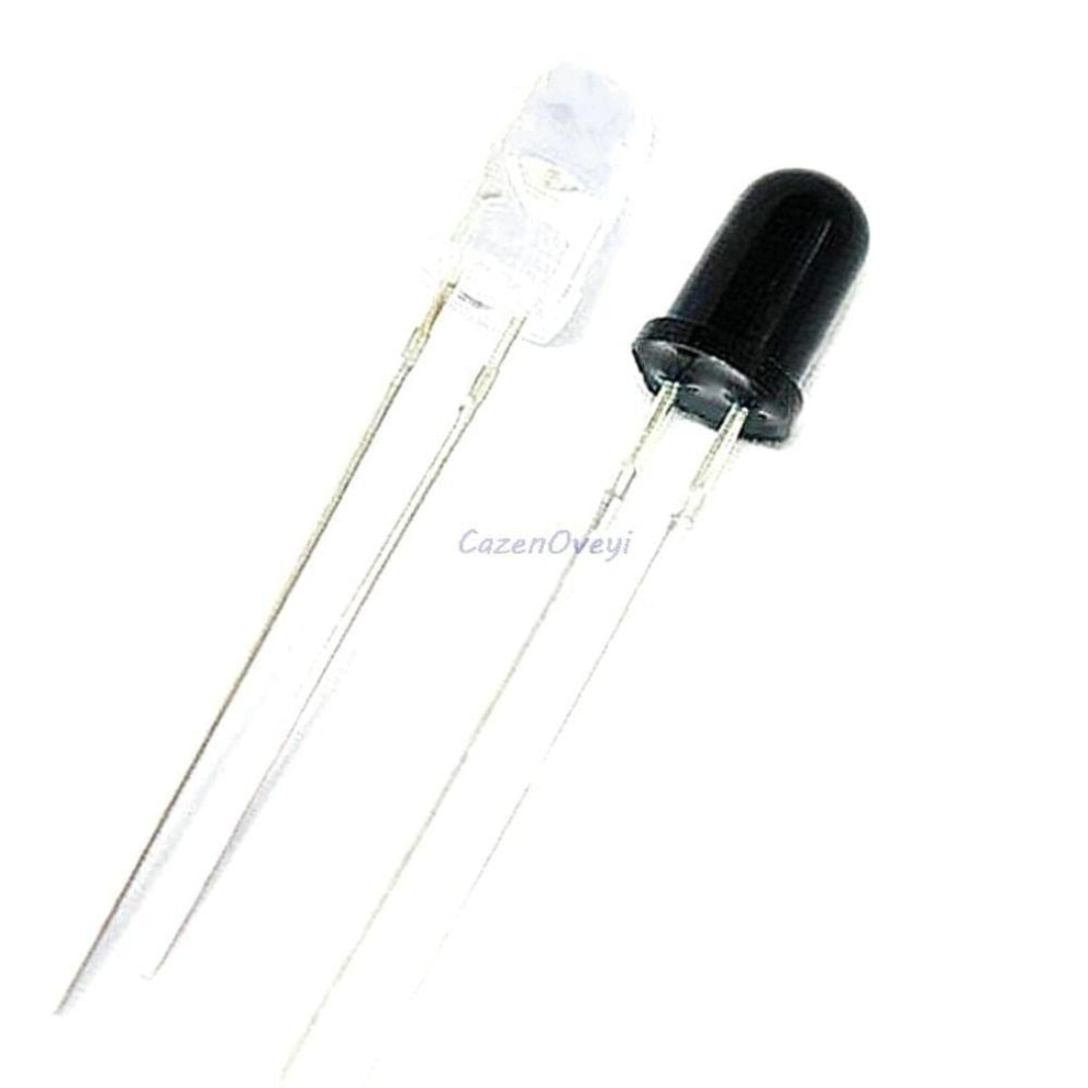 940Nm Infrared Emitter And Receiver 3Mm, 100 Pieces Total, 50 Pairs Pack For Ir Sensor Projects 9354506505509