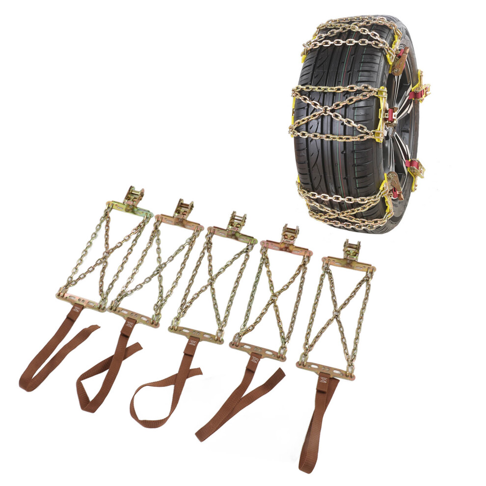 Snow Chain Alloy Steel 215-265mm Universal Anti Slip for Car SUV Pickup-image-OPC-PMDXSCN-NEW