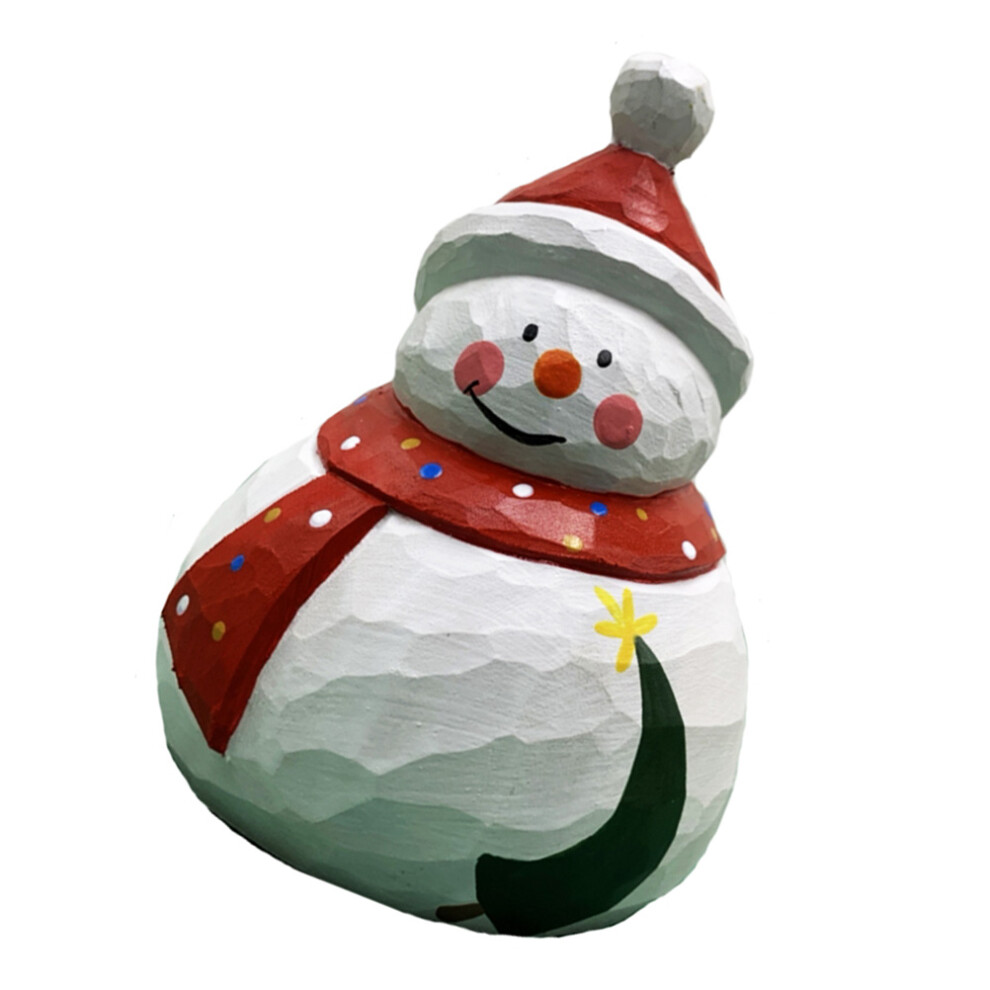 Sztuka Ozdoba Biurkowa ŚWięTą MikołAja BałWanek W Dekoracji StojąCej-image