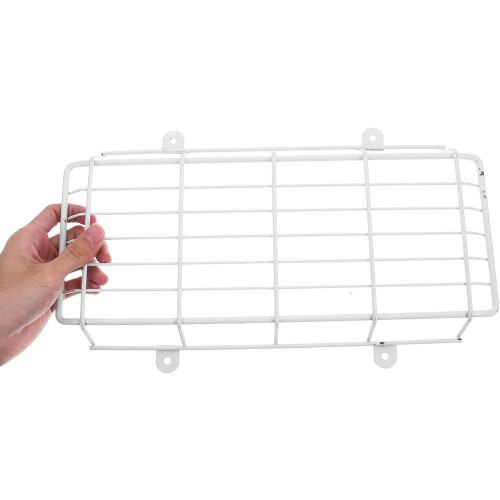 Emergency Light Cage Guard Fire Exit Sign Wire Cover Easy Install Ceiling Protection Durable Material Side Impact Design 1