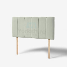 (King Grey)5ft Plush Velvet Padded Lined Headboard