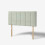 (King Grey)5ft Plush Velvet Padded Lined Headboard 1