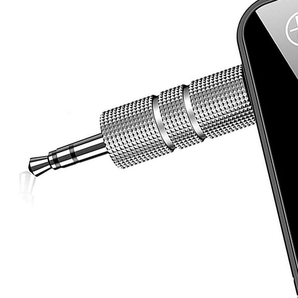 Bluetooth 5.0 Receiver 3.5Mm Aux Adapter, 10M Range, Black 5011354353549