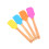 4 Unidades Silicone Madeira Para Confeitaria 6