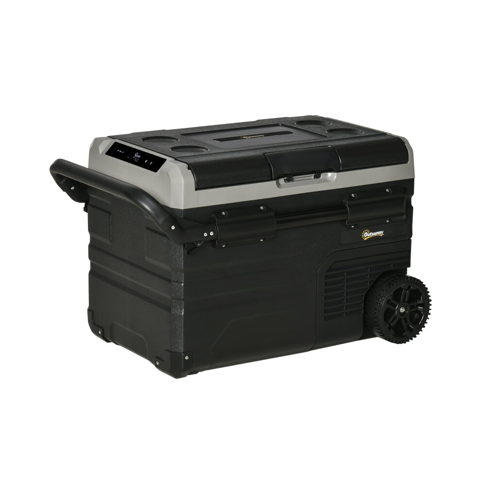 40L Car Refrigerator Portable Cooler Box with LED Light & Foldable Handles for Campervan RV Boat 12/24V DC & 110-240V AC -20-image-OPC-PMDXXNZ-NEW