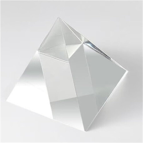 Physical Optics Cube 40mm Width, Clear Acrylic Optical Lens Material, Optical Cube For Home Decor, 1pc 2