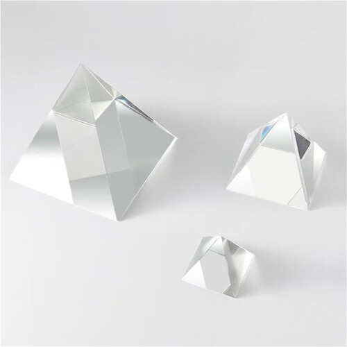 Physical Optics Cube 40mm Width, Clear Acrylic Optical Lens Material, Optical Cube For Home Decor, 1pc 1