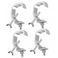 Heavy Duty Cast Aluminum Stage Light Clamp for 30-52mm Tubes, 20kg Load