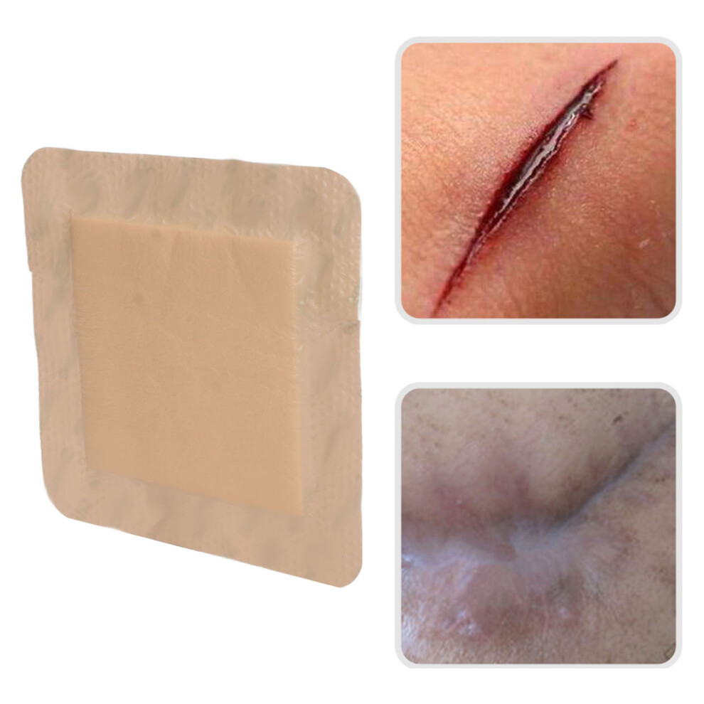 Soft Waterproof Silicone Foam Bedsores Dressing 10x10cm Breathable for Seniors
