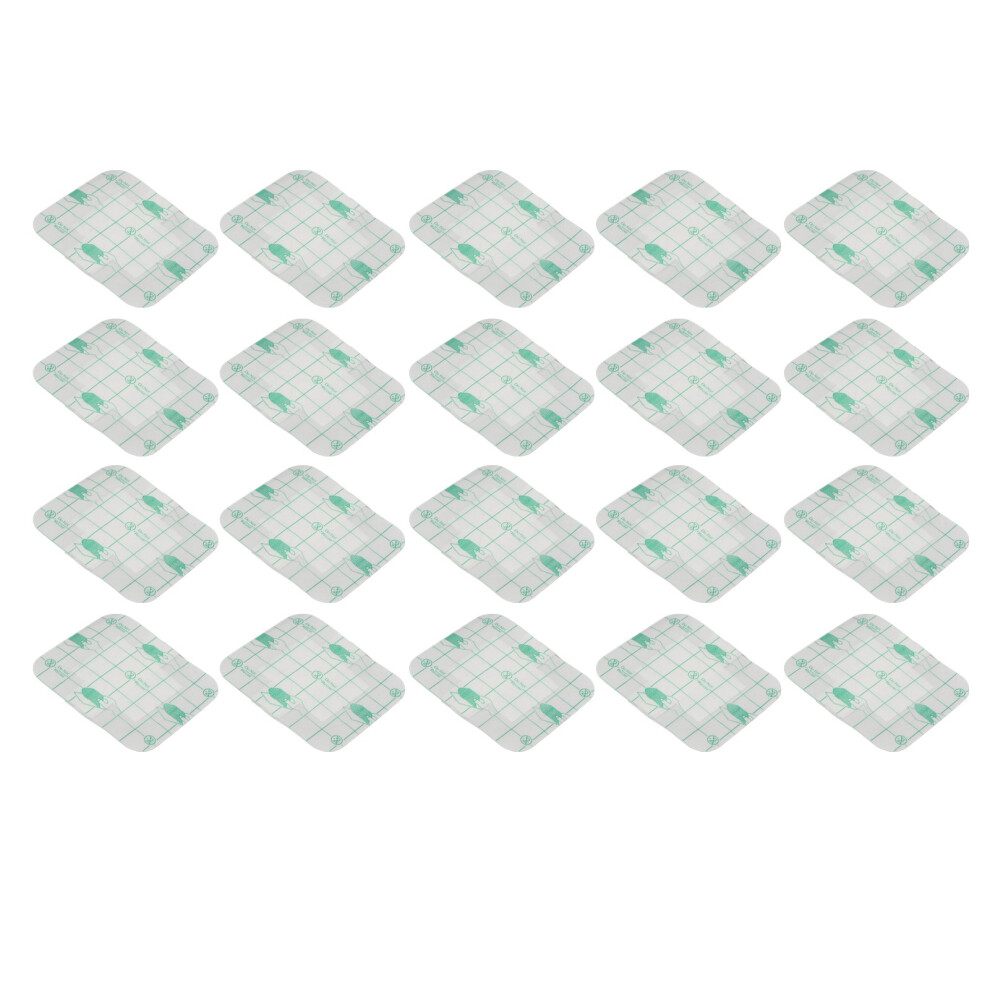 20pcs Breathable Waterproof PU Wound Dressings 6x7cm