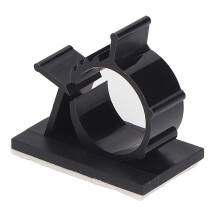 100 Stück Schwarze verstellbare Nylon PA66 Kabelklemmen 10x13mm wiederverwendbar