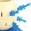 Desktop-Tier-Eimer-Spiel, Stich-Auswurf, 8