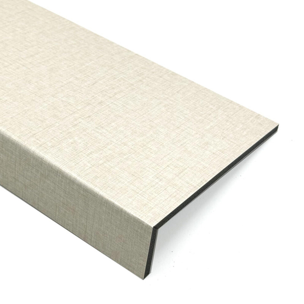 Acrylic Window Sill Cover With Cloth Trim L90cm X W40cm Bay Window Waterproof Decorative Capping For Concrete Tiles 9354506506261