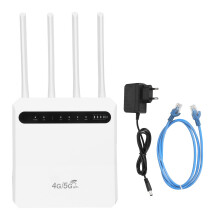 4G WiFi-router600 Mbps standard SIM-kortplats4Antennstöd20EnheterMobil WiFi-hotspot för Europa100‑240V EU-kontakt