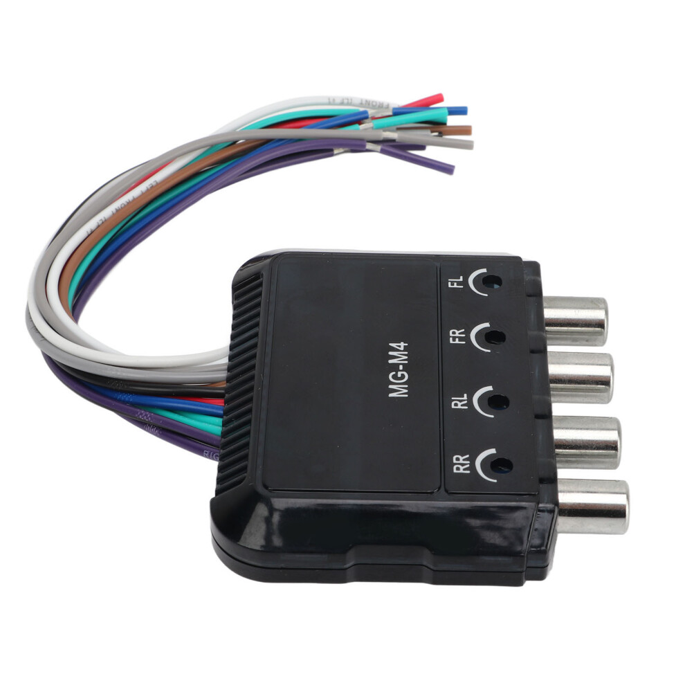 High To Low Audio Converter 4 Channel 80W Rca Line Noise Reducer 9321354372171