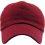 Low Profile Cotton Cap Men Ladies Baseball Cap Dad Hat Adjustable Unstructured Plain Cap(Burgundy) 3
