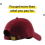 Low Profile Cotton Cap Men Ladies Baseball Cap Dad Hat Adjustable Unstructured Plain Cap(Burgundy) 5
