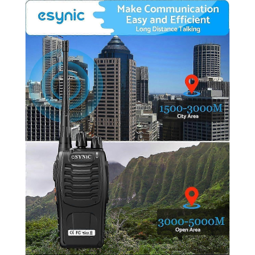 Επαγγελματικά Walkie Talkie για ενήλικες, 3 τεμάχια, μεγάλης εμβέλειας, 5 χλμ./3 μίλι 2