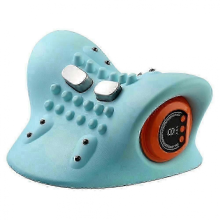 Therapeutisches Nackenmassagegerät, elektrisch, 4D-Technologie mit Wärmefunktion, ergonomischer Winkel zur Tiefengewebsmassage
