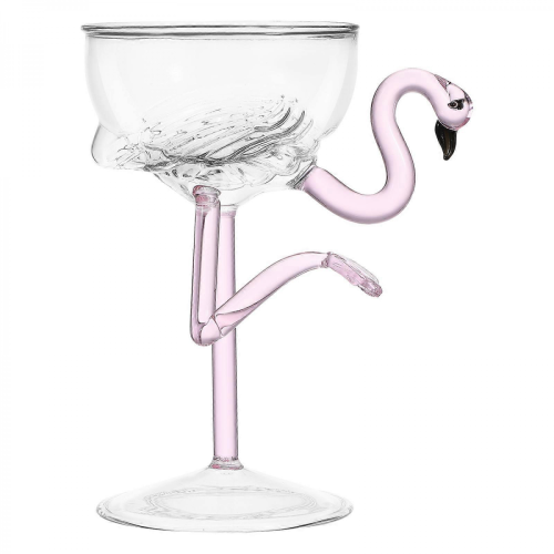 Ποτήρι κοκτέιλ Flamingo Μοναδικό διακοσμητικό ποτήρι κρασιού Ελαφρύ σχέδιο Δη 2
