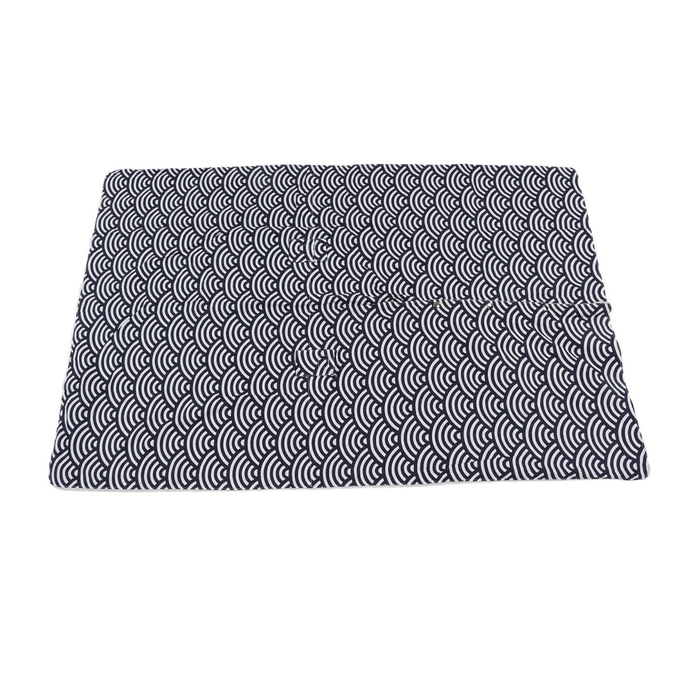 Baby Stroller Sun Shade Cover 73x103cm UV Windproof Cotton Black Waves