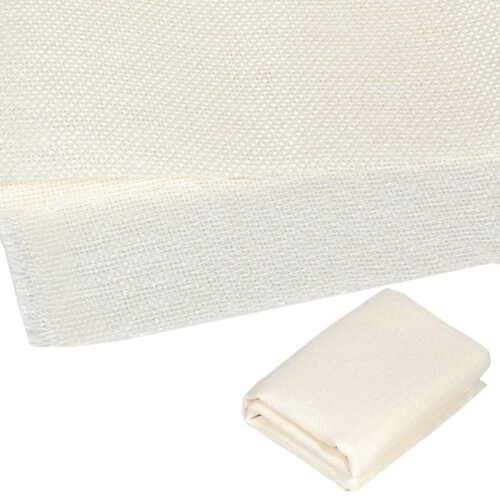 Speaker Cover Fabric Mesh Speaker Grill Cloth For Replacement Stereo Cover Dustproof White