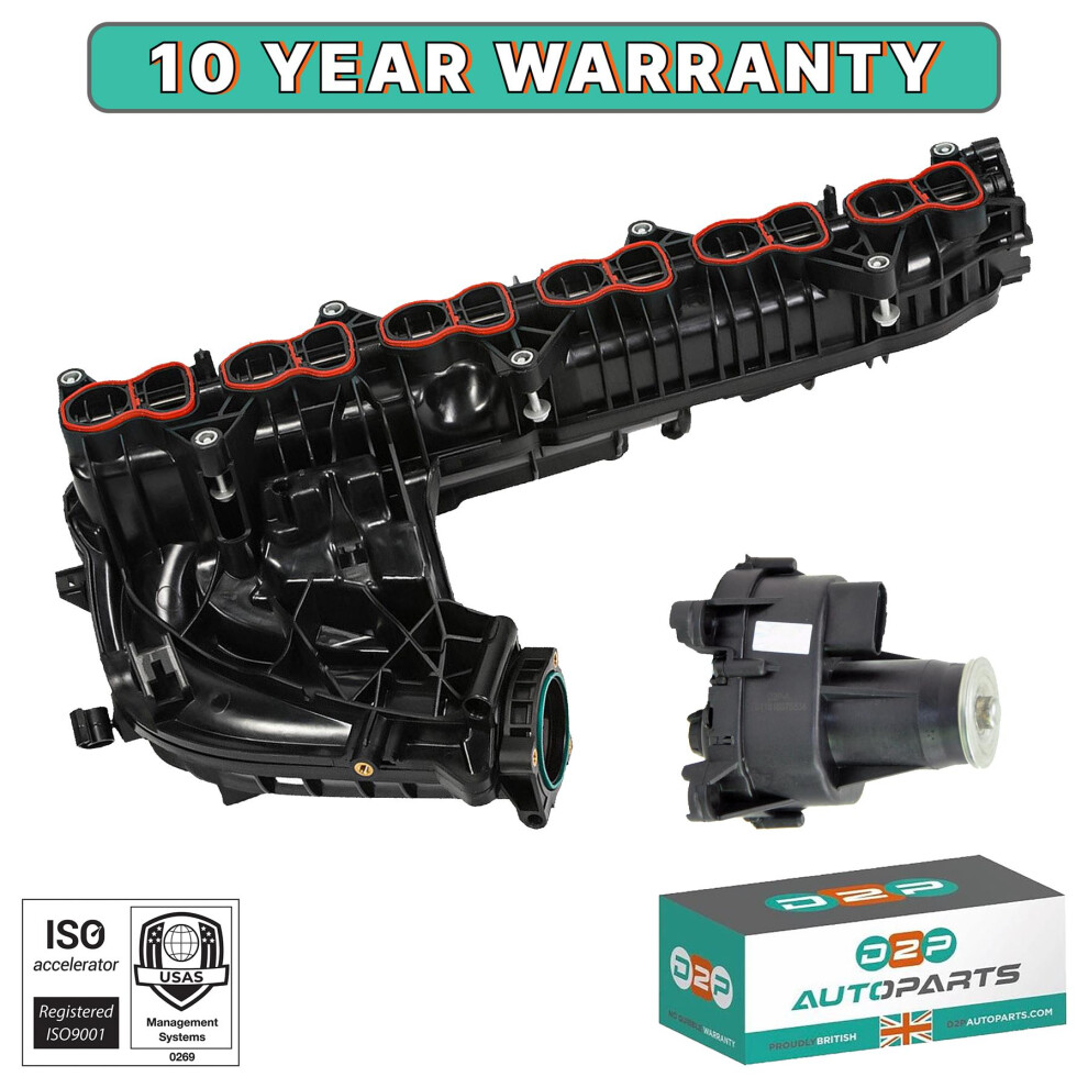 Inlet Manifold And Swirl Flap Actuator For 3.0 Bmw N57 E91 E92 5056167439417