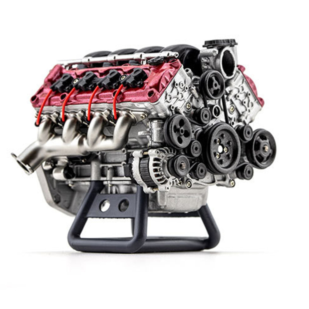 V8 Engine RC Model Kit Build Own Engine Simulation Oil Pan Structure
