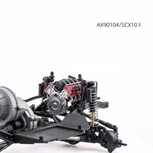 V8 Engine RC Model Kit Build Own Engine Simulation Oil Pan Structure 1