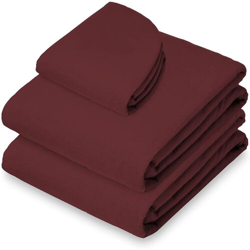 Microfiber Massage Table Sheet Set 3-Piece With Pillowcase, Black, 185x80 CM, Durable Soft Material 2
